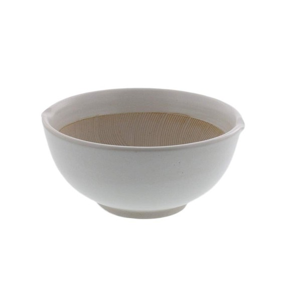Ripple Round Mortar (White Matte)