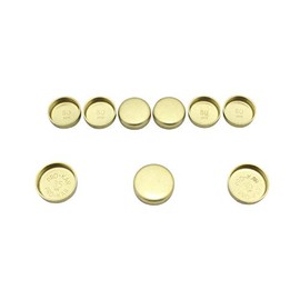 DNJ FPS400 Brass Freeze Plug Set for 1986-2005 / Ford, Kia, Mazda, Mercury / 1.5L, 1.6L, 1.8L / L4 / 16V, 8V / DOHC, SOHC / 112cid, 98cid / Turbocharged, Naturally AspiratedNote Brass Freeze Plugs