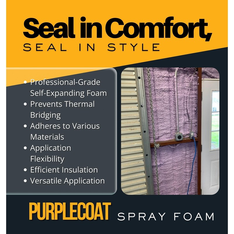 Vega Bond SF001 1-Pack with Cleaner Insulation Foam, Purple (20