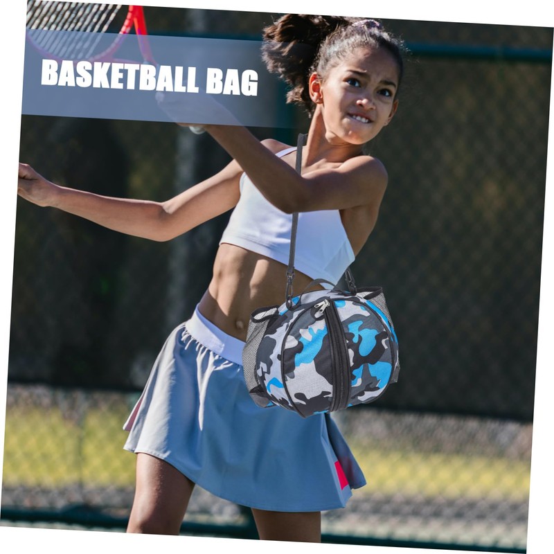 BESPORTBLE Basketball Bag Sports Backpack Drawstring Net Bag for Balls