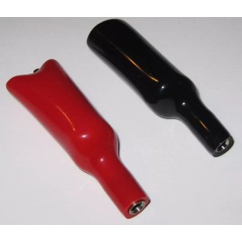 Unbranded 5 Pairs Insulated Heavy Duty Screw On Black and Red DMM Alligator Test Clips