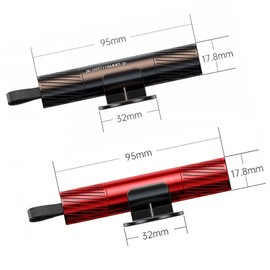 ANBOO Pack of 2 Red and Black Car Safety Hammer Emergency Hammer with Seat Belt Cutter Emergency Hammerdex, Car Safety Hammer Rescue Hammer for Vehicles for Car, Bus