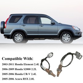 MOHANO 234-9064 234-4733 Upstream & Downstream Oxygen O2 Sensor Compatible with 2003-2011 Honda Element EX LX 2005-2006 Acura RSX 2005-2006 Honda CR-V EX LX 2.4L L4