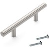 Dynasty Hardware P-1002-SN European 6-3/4" Bar Cabinet Pull Satin Nickel