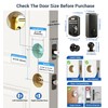Veise Fingerprint Door Lock with 2 Door Knobs - Keyless