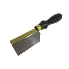Half Blind Dovetail Kerfing Tool Extender, 0.025” Thick Blade Ground Square, Folded Solid Brass Back, Beech Handle 468228
