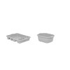 M1SS Set of 2- High Grade Plastic Kitchen Large Dish