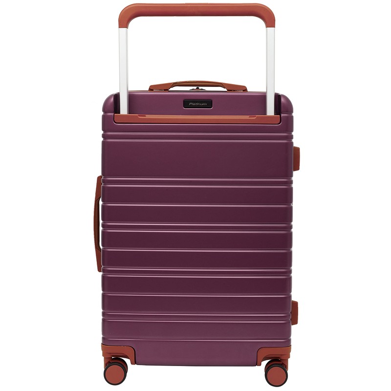 Travelers Club 20" Navigate Luggage, Burgundy, 2PC Set