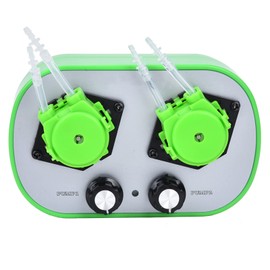 G628-2 Peristaltic Pump, Small Peristaltic Pump, Miniature Small Peristaltic Pump, Automatic Self-Priming Pump 100-240 V (EU Plug (9 ~ 53 ml/min) x 2 (G628-2-2))