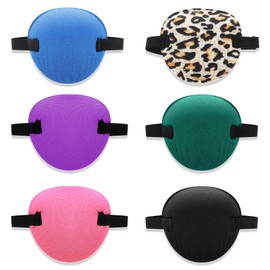 6Pcs Eye Patches, Adjustable Soft Medical Eye Patch for Adults and Kids, Medical Eyepatch for Lazy Eye Amblyopia Strabismus or After Surgery