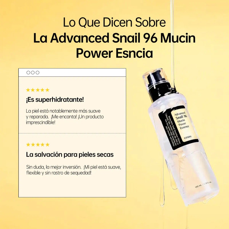 Cosrx Advanced Snail 96 Mucin Esencia Reparadora 100ml