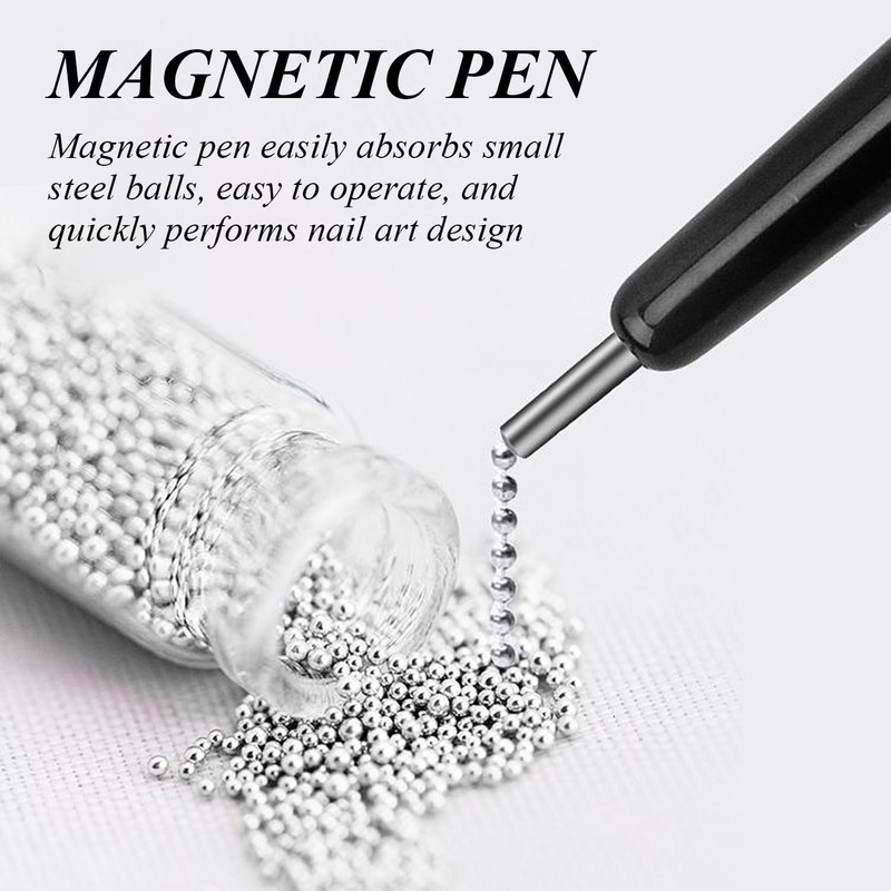 3 Boxes Nail Art Jewellery Set and 1 Magnetic Pen,