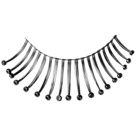 False Eyelashes Fantasy Eyelashes 231 with Black Beads