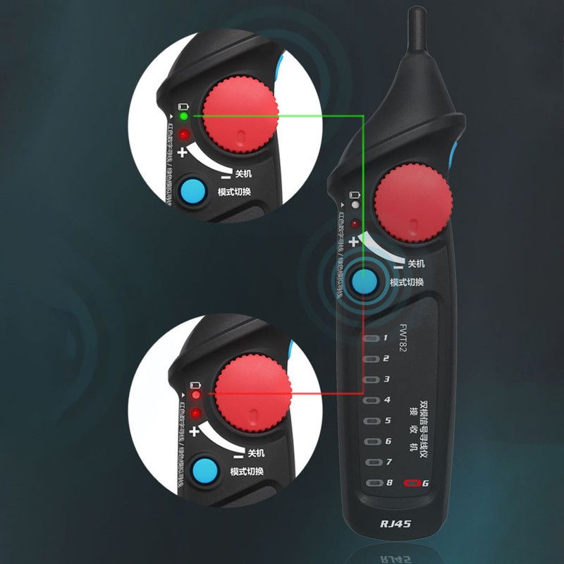 RJ11 RJ45 Line Finder Accurate Location Analog Digital Dual Mode