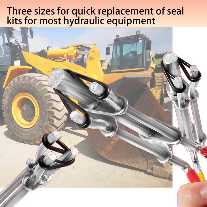 CTcar Hydraulic Seal Assembly Set (3-Piece) Lightweight Tools for U-Cup