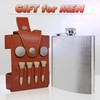 Golf Flask Men Gift 7 oz Liquor Flask Golf Drinking