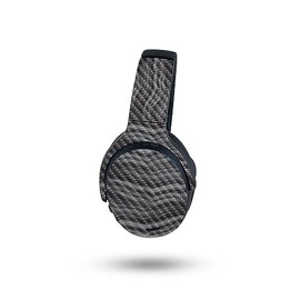 MightySkins Carbon Fiber Skin Compatible with Skullcandy Crusher ANC 2 - Smoky Quartz | Protective, Durable Textured Carbon Fiber Finish | Easy to Apply