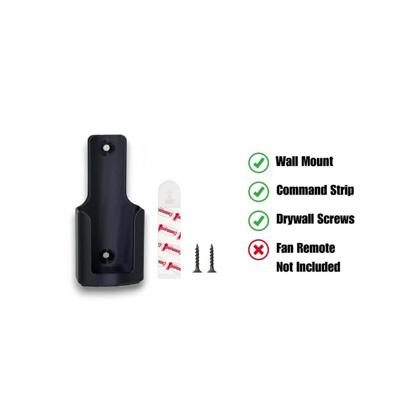 Makesus Ceiling Fan Remote Holder Wall Mount for Home Decorators