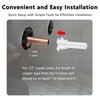 YKEBVPW Tub Spout Adapter Four-in-One Universal Bathtub Faucet Spout Diverter
