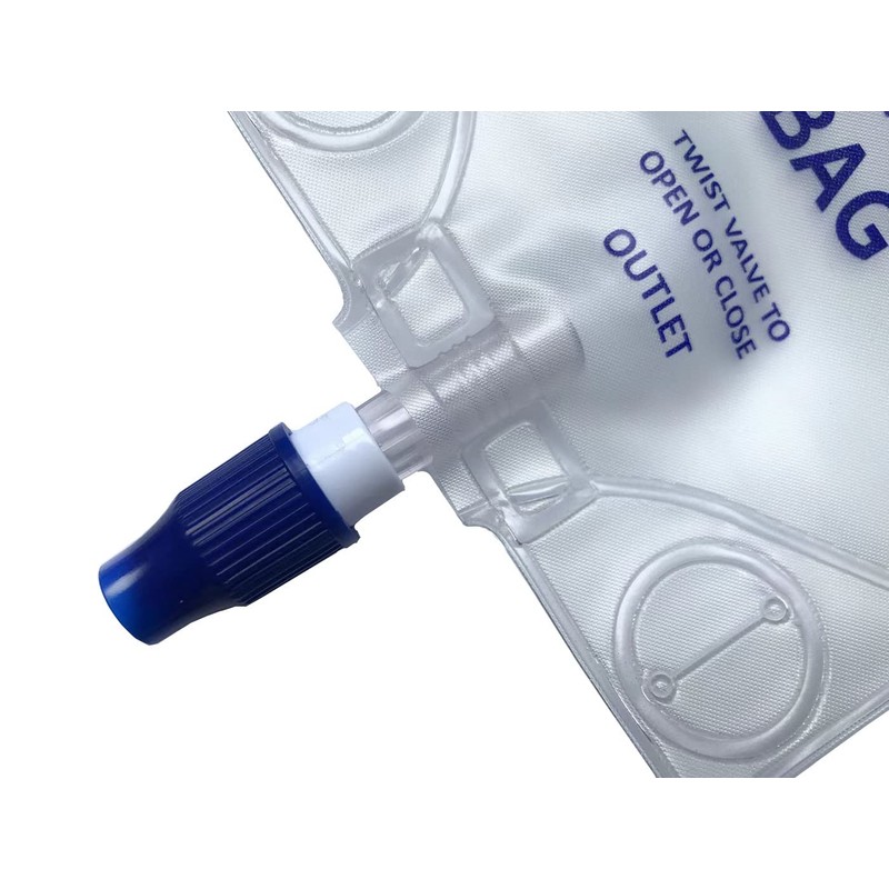 Drainage Depot w/Clear 750ml Bag,Urine Drainage Bag, Nephrostomy Bag with