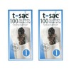 T-Sac Tea Filter Bags, Disposable Tea Infuser, Number 1-Size, 1-Cup
