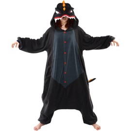 Bcozy Monster Z Onesie, Grey/Yellow/Red, One Size