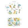 DaraBaby Vinil Decorativo Infantil Dinosaurios Habitación Niño Bebe