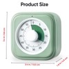 60 Minute Visual Timer for Kids, Silent Countdown Clock, Time