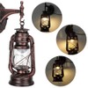 111-240V Retro Style Sconce Light Antique Iron Wall Lamp Fixture