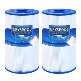 Cryspool® CRP35B Filter Compatible with Hot Springs Limelight Hot Tub, 2018+Pulse, Flash, Flair, Prism, Beam-78161, Watkins 1642301-1, 78161, 78286, 35 Sq. Ft Spa Filter Cartridge, 2 Pack