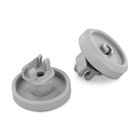 DEKAROX 2 x Lower Basket Wheels Replacement for Miele 2372352 Castors Set of 2 Diameter 35 mm Wheel Heat Resistant for Lower Basket in Dishwasher Such as Meteor Mondia Optima Novostar Senator Futura