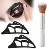 IKOPFLN Eyeshadow Stencil, Pack of 3 Eyeshadow Tools, Eyeshadow Applicator,