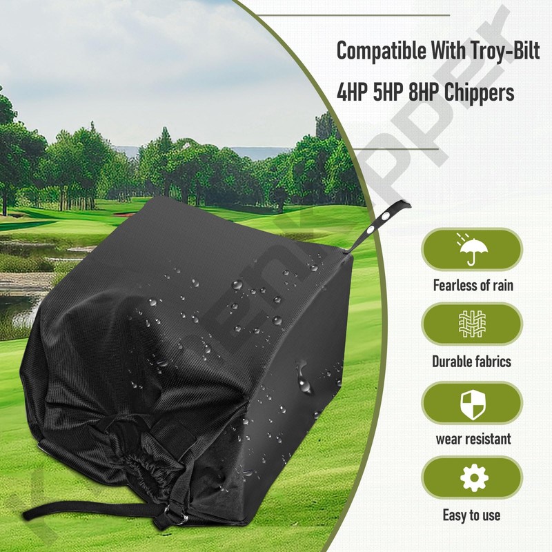 660-373 Chipper Bag Compatible with Troy-Bilt 1909372, 47260, 47261, 47272,