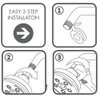 Speakman S-2007 Napa Anystream High Pressure Adjustable Shower Head, Polished