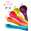 KGDUYC Measuring Spoon Set - 2 Pieces 5 Colour Measuring