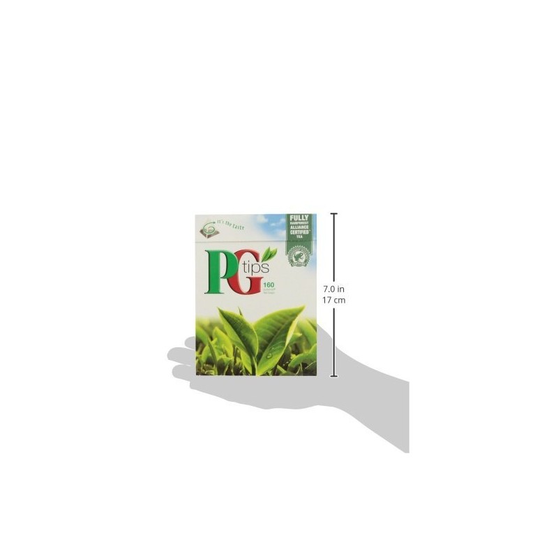 PG Tips, Original Tea Bag, 160 Count Boxes