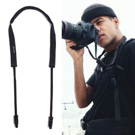Crumpler Adjustable Shoulder Check Strap for Camera - Black/Anthracite