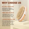 Dry Brush Bath Brush, Body Brush, Massage Brush for Exfoliation,
