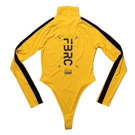 Fabric of the Universe Women's ABS-Type Bodysuit (ABS-Type 501 Yellow, Small)