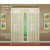 Today's Curtain Hopewell Premium Lace Panel 84", Cream, 58W x