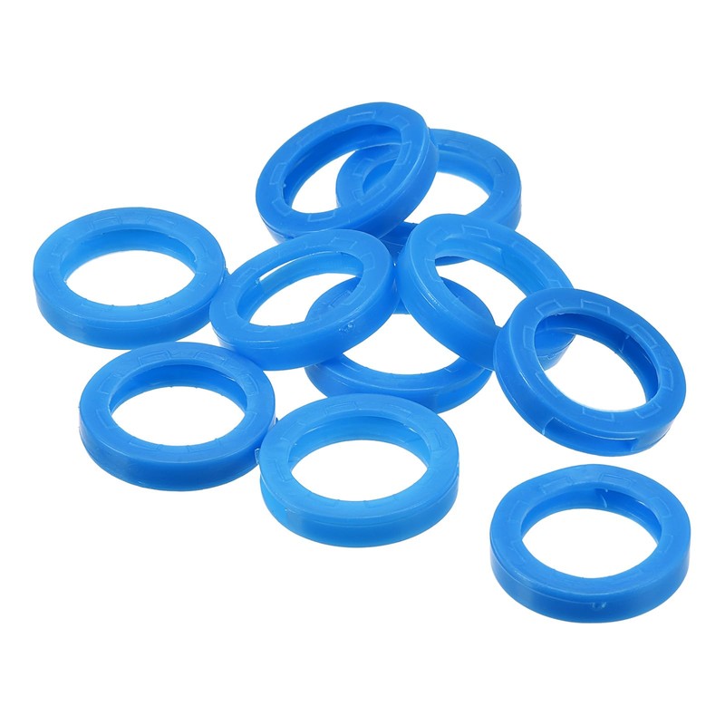 YOKIVE 20個のキーカバー シリコン製キーキャップ識別子プロテクター | キーアクセサリーマーカー分類タグ 標準的な家庭用に最適（ブルー 24mm）