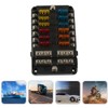 12 Way Fuse Box with Negative Terminals and Fuse Wire