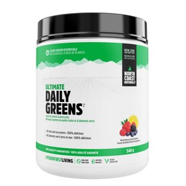 North Coast Naturals Ultimate Daily Greens | Superfood blend of superfruits, land, and sea greens - 540 g -Mixed Berry & Citrus