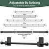 ZNONOX Curtain Rods No Drilling for Windows 30 to 90