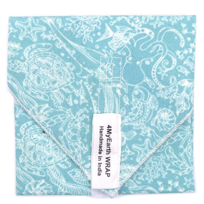 4MyEarth Reusable Cotton Sandwich Wrap, Llamas