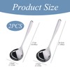 Set of 2 Soup Ladles, 304 Stainless Steel Ladle, Small