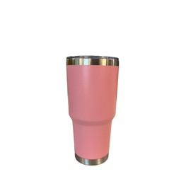 stainless steel cup Water bottle bottle Stainless steel tumbler Black Tumbler Tumbler for engrave (30oz Light Pink (54))
