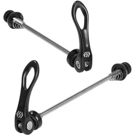 Chooee Quick Release Skewers Front & Rear Set for Mountain Bike MTB Black
