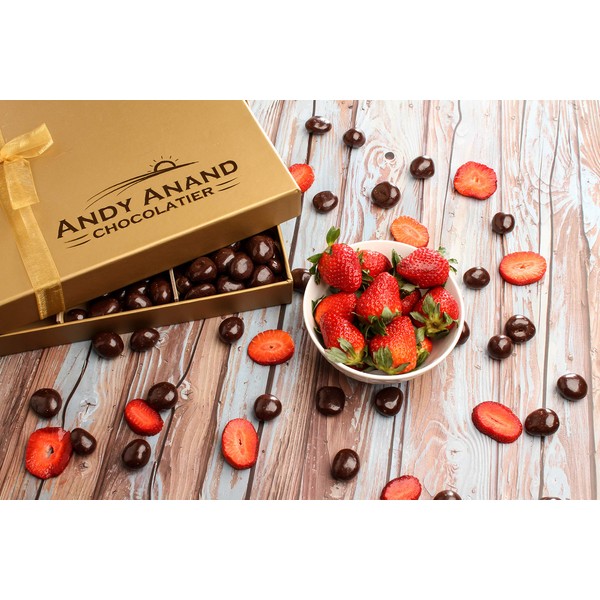 Andy Anand’s Chocolates - Premium California Farm Strawberries covered with