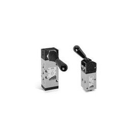 Camozzi 338-915 Manually Operated Valve, 3/2" NC, 1/8", Push Pull Knob Spring